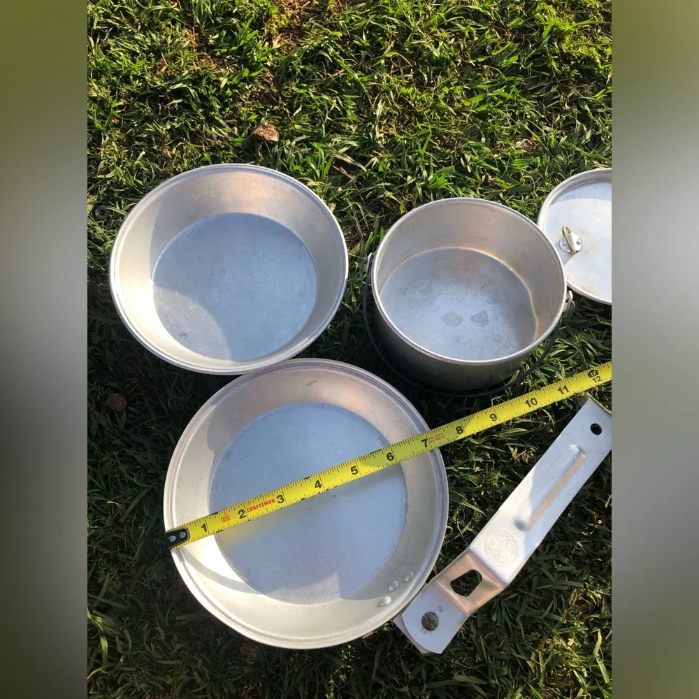 Vintage Boy Scouts Mess Kit by Regal Set Aluminum Pot Pan
